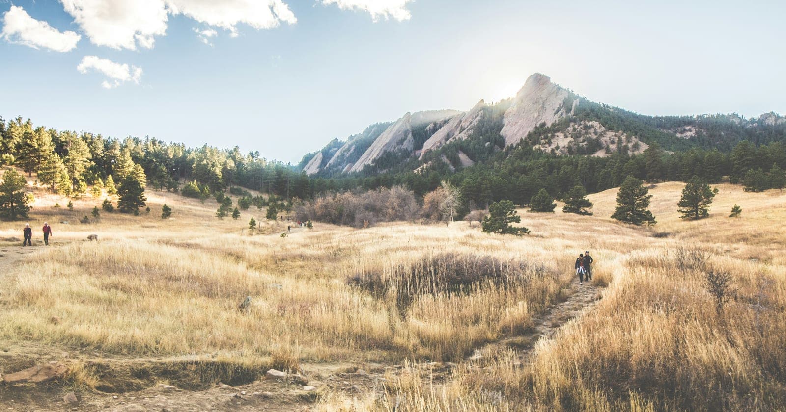 Enchanted Mesa — Chautauqua's gradual beginner climb toward the Flatirons