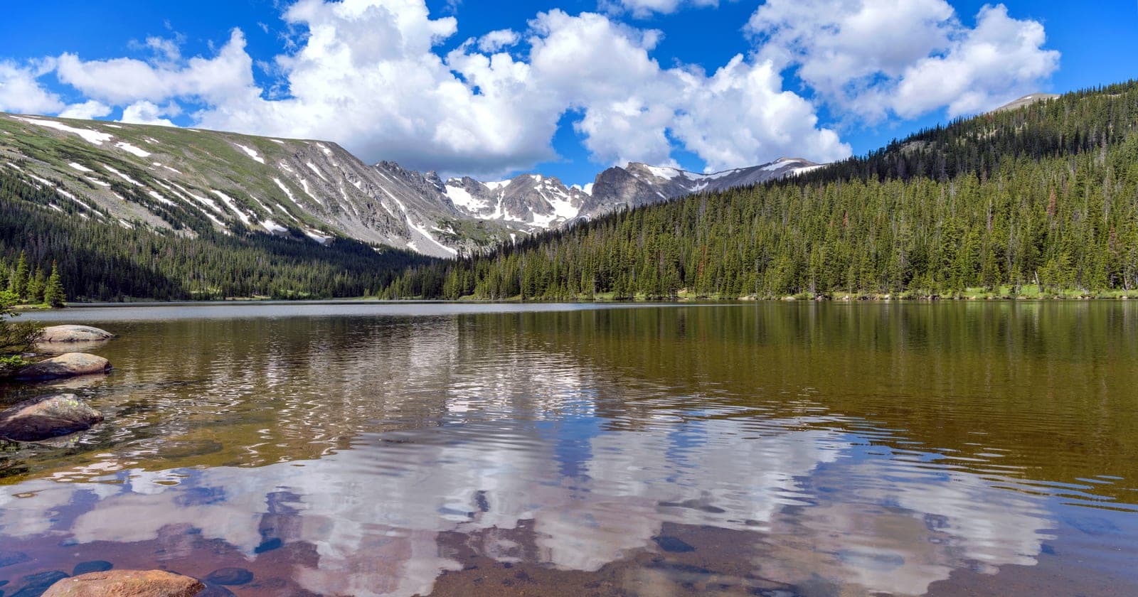 Long Lake — Indian Peaks' easiest family loop — alpine views without the climb