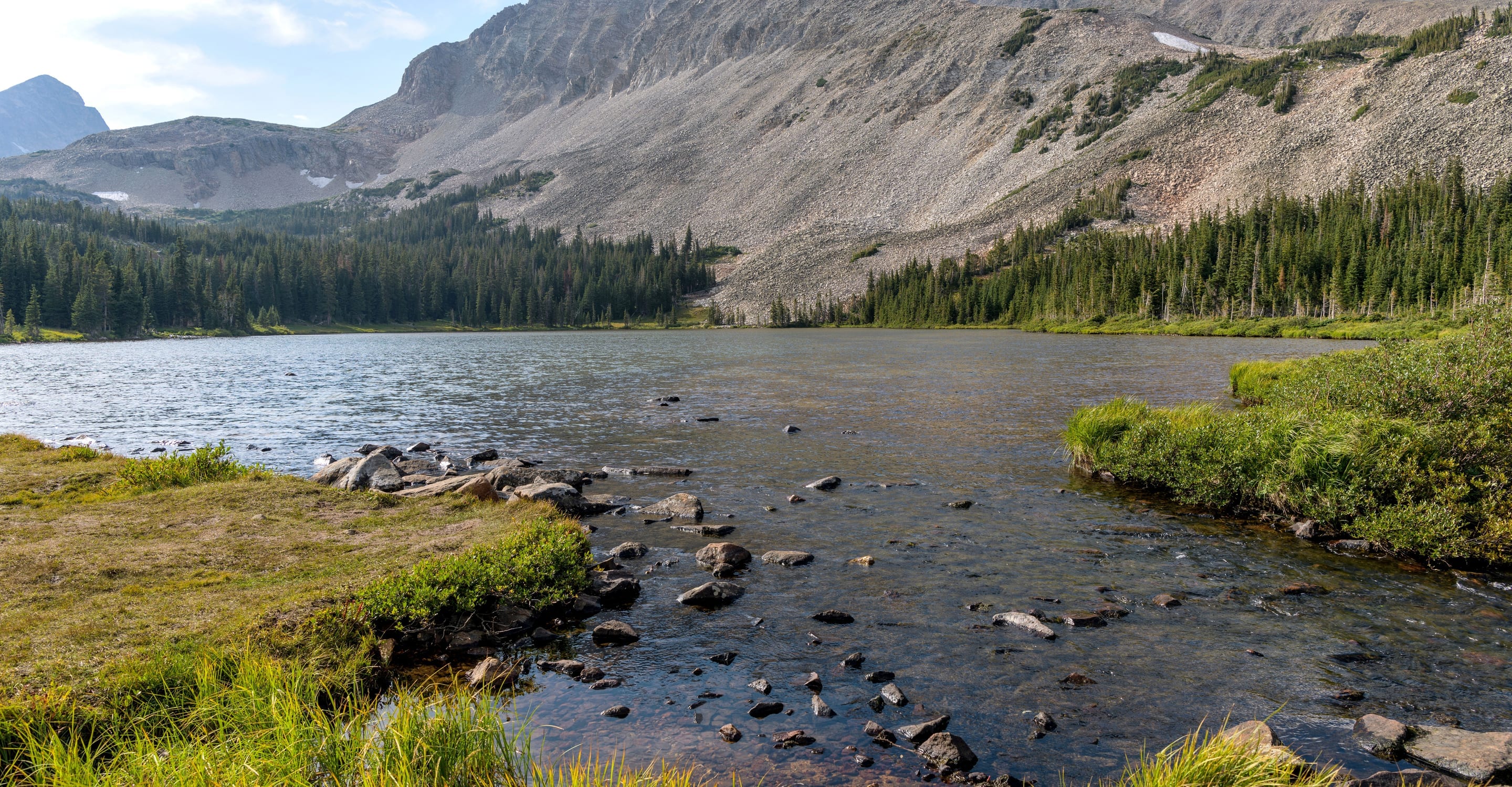 Mitchell Lake — A half-mile walk into the Indian Peaks Wilderness