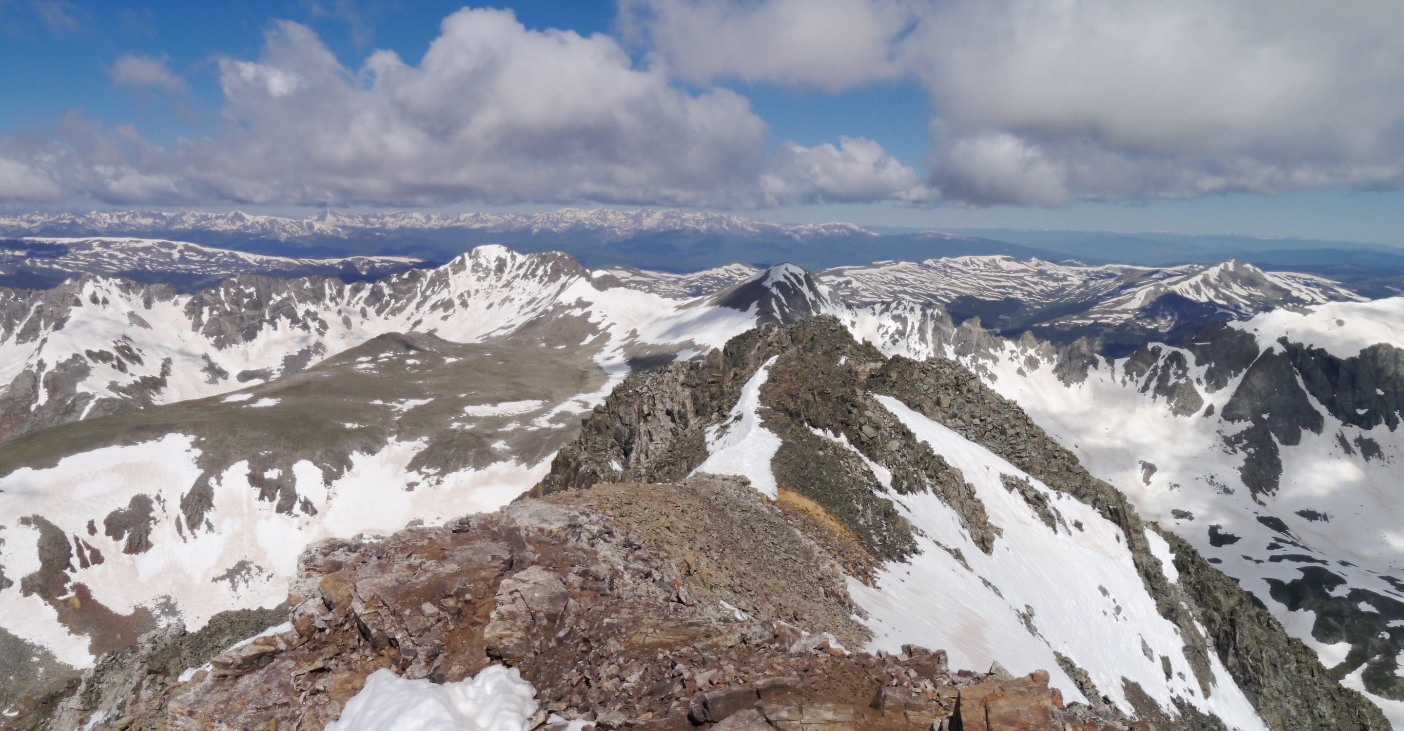 Quandary Peak — Tenmile Range 14er via the East Ridge, parking reservation required at hikequandary.com